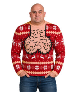 Funny Hairy Balls Ugly Christmas Sweater
